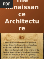 The Renaissance Architecture