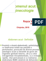 Abdomen Acut in Ginecologie