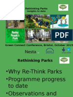 Rethinking Parks Green Connect Event