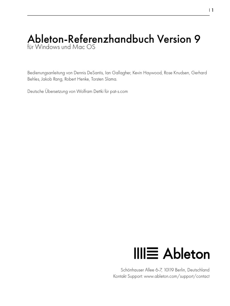Ableton Live 9 Manual De Pdf