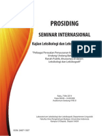 Prosiding Seminar Internasional Kajian Leksikologi Dan Leksikografi Mutakhir, FIB UI, 7 Mei 2014