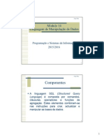 SQL Fundamentos Linguagem Manipulação Dados