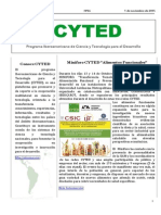 Boletín Cyted Nº26 2015 Web