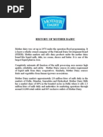 History of Mother Dairy