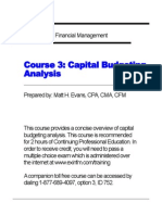 Capital Budgeting