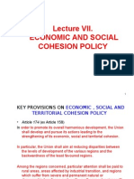 Economic and Social Cohesion Policy