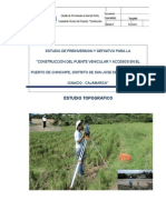 Estudio Topografico Puente Chinchipe