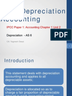 AS 6: Depreciation Accounting: IPCC Paper 1: Accounting Chapter 1 Unit 2