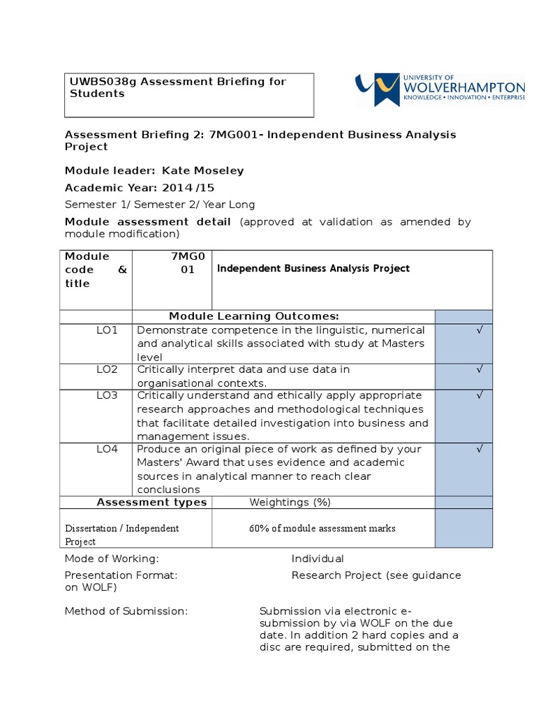 Assess dissertation image