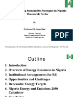 Implementing Sustainable Strategies in Nigeria Renewable Sector, United Kingdom, May 2014 PDF