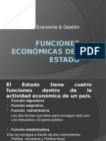 Economía y Funciones Del Estado.