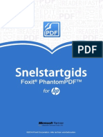 Foxit PhantomPDF For HP - Quick Guide