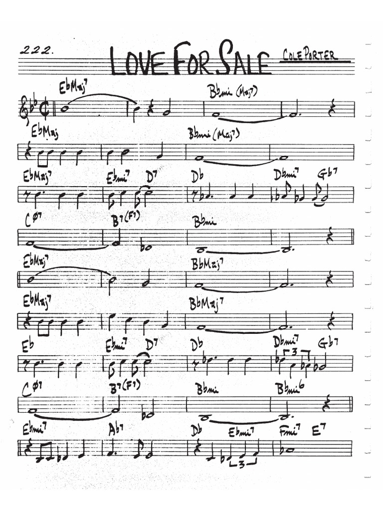 Love For Sale