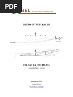 Betão Estrutural III