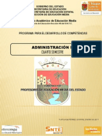 Administracion II Programa