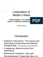 Master's Thesis on Learning to Impersonate Gait