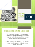 7º ANO Os Pré-socráticos