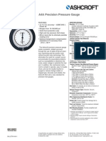 A4A Precision Pressure Gauge: Features