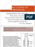 Unidad y Equipo de Cementacion