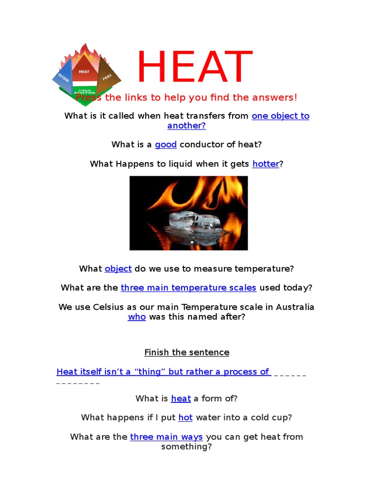 Understanding Heat Transfer and Measurement | PDF | Science & Mathematics