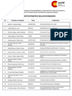 Lista Seleccionados Residuos