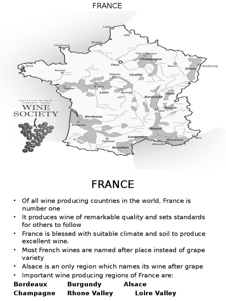 French Wines Final PDF Wine Fermented Foods