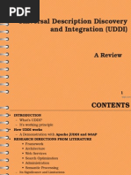 Universal Description Discovery and Integration (UDDI) : A Review