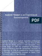 Andrew Stoner Is An Experienced Businessperson