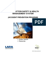 Construction Safety and Health Mangement System