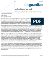 A Guide To Alexander Goehr's Music - Music - The Guardian