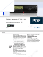 Digitalni Tahograf DTCO 1381 - Upustvo Za Upotrebu Za Preduzeća I Vozače PDF