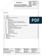 Protocolo Tecnicas de Curaciones Simples y Avanzadas.2014