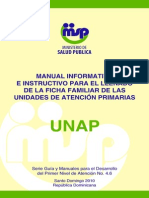 Manual Informativo e Instructivo de Ficha Familiar