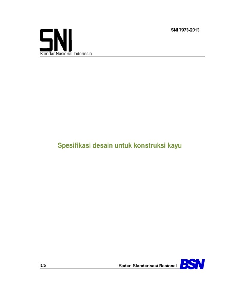 Sni Kayu Tahun 2013