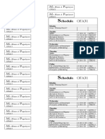 OFA31 Sked 1st Sem