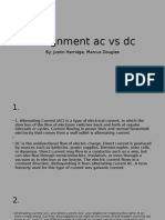 Assignment Ac Vs DC Power Point