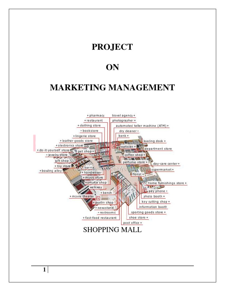 Project On Shopping Malls | PDF | Retail | Shopping Mall