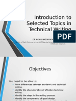 Introduction To Technical Writing