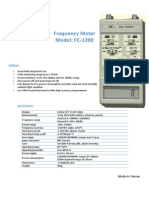 Hand-held Frequency Meter Measures up to 1.25GHz