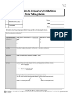 Depository Institutions Note Taking Guide 2 2 1 l1