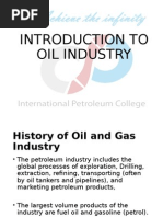 Introduction To Oil Industry