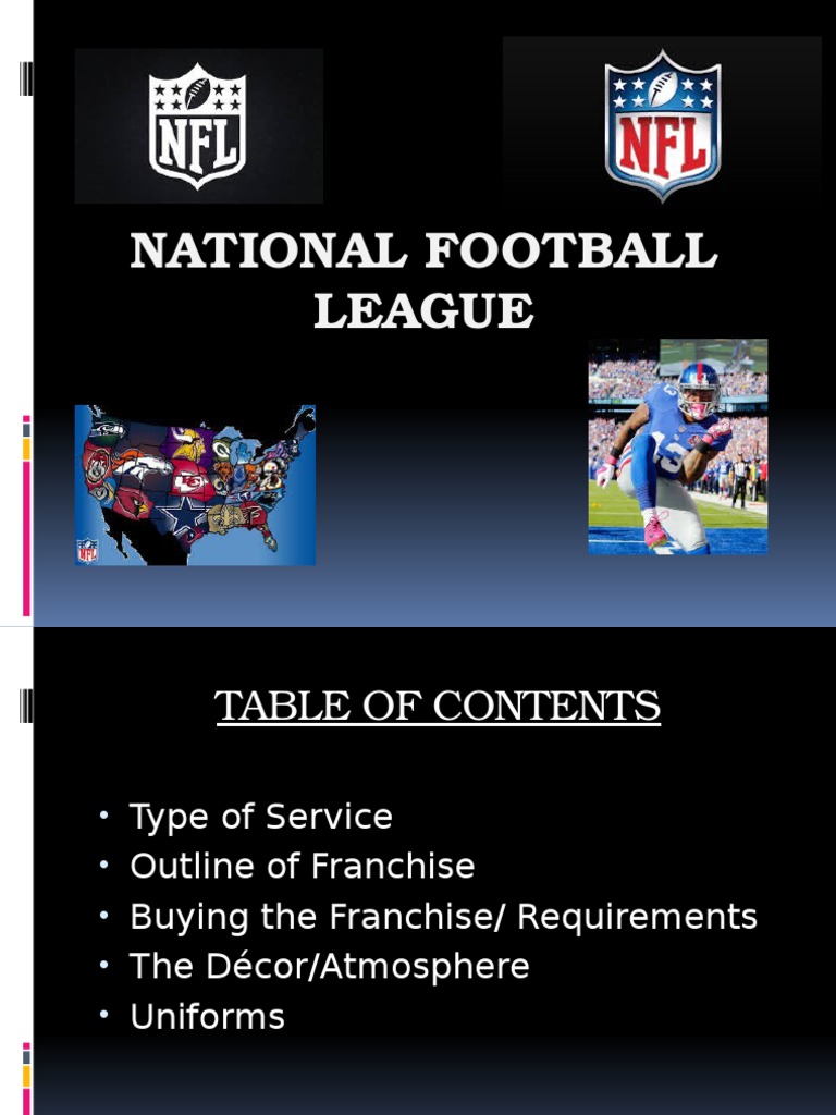 NFL Franchise Overview & Requirements | PDF