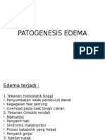 Patogenesis Edema