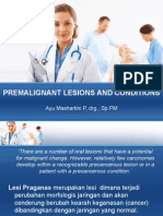 Kuliah Premalignant Lesions and Conditions