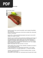 Os Pontos Da Carne Bovina