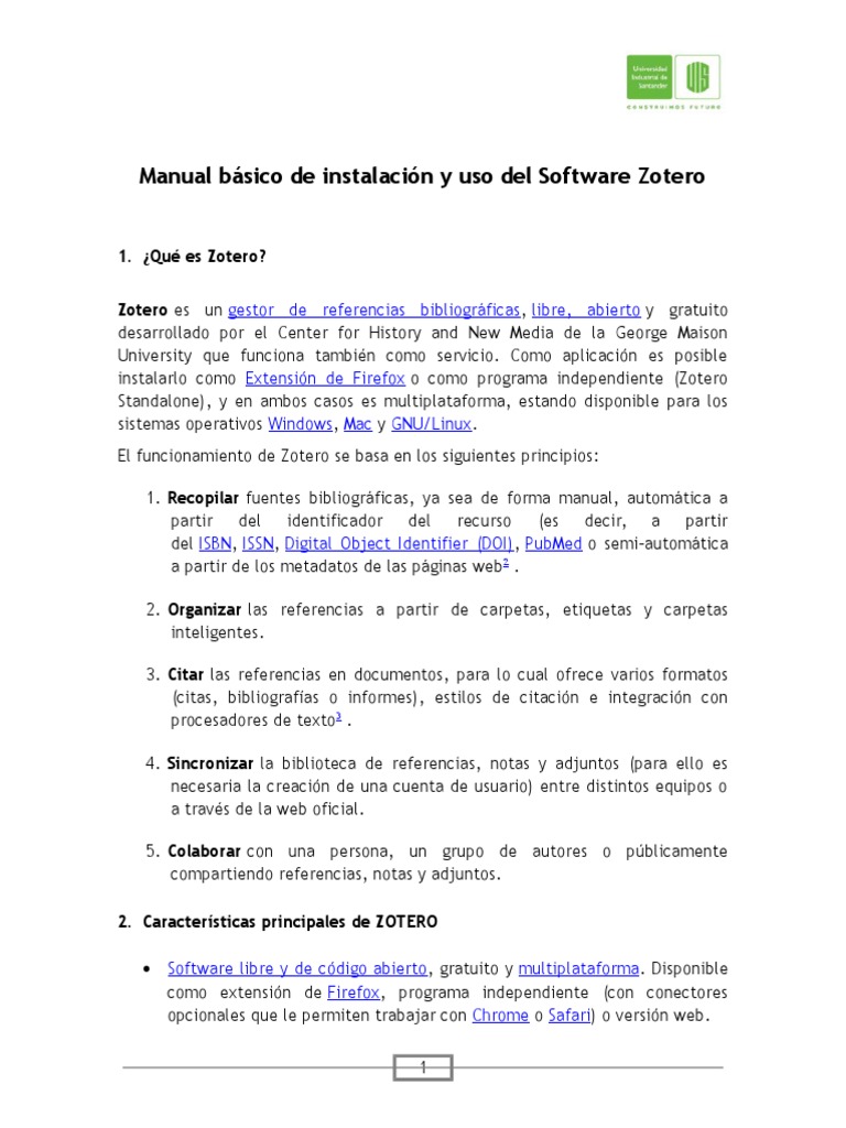 Manual Zotero PDF Firefox Google Chrome