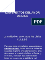 Los Efectos Del Amor de Dios