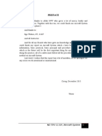 Aircraft System Practical Report Phase I Preface