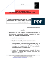 27.10.2014 Tqb Relevancia Dos Mecanismos de Compliance Na Respons. Penal Das Ps. Js e Dos Seus Dirigentes