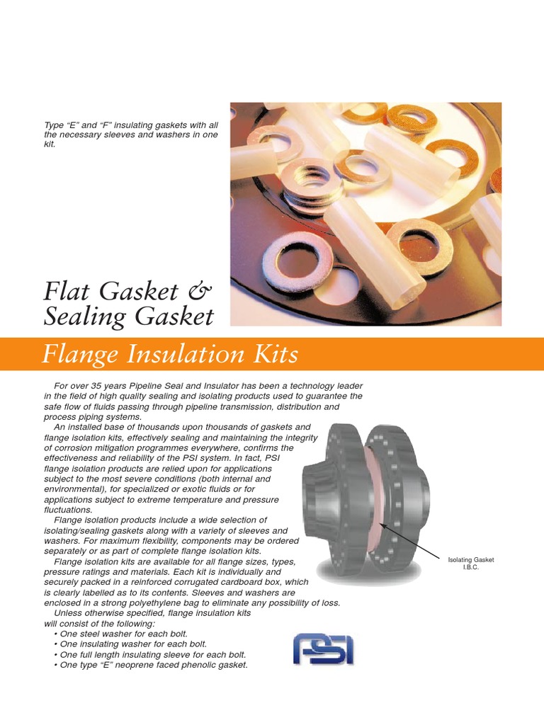 Flange Insulation Kit Industries Building Engineering